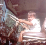 Child Behind Wheel