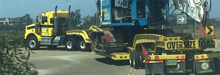 Flatbed on the Road